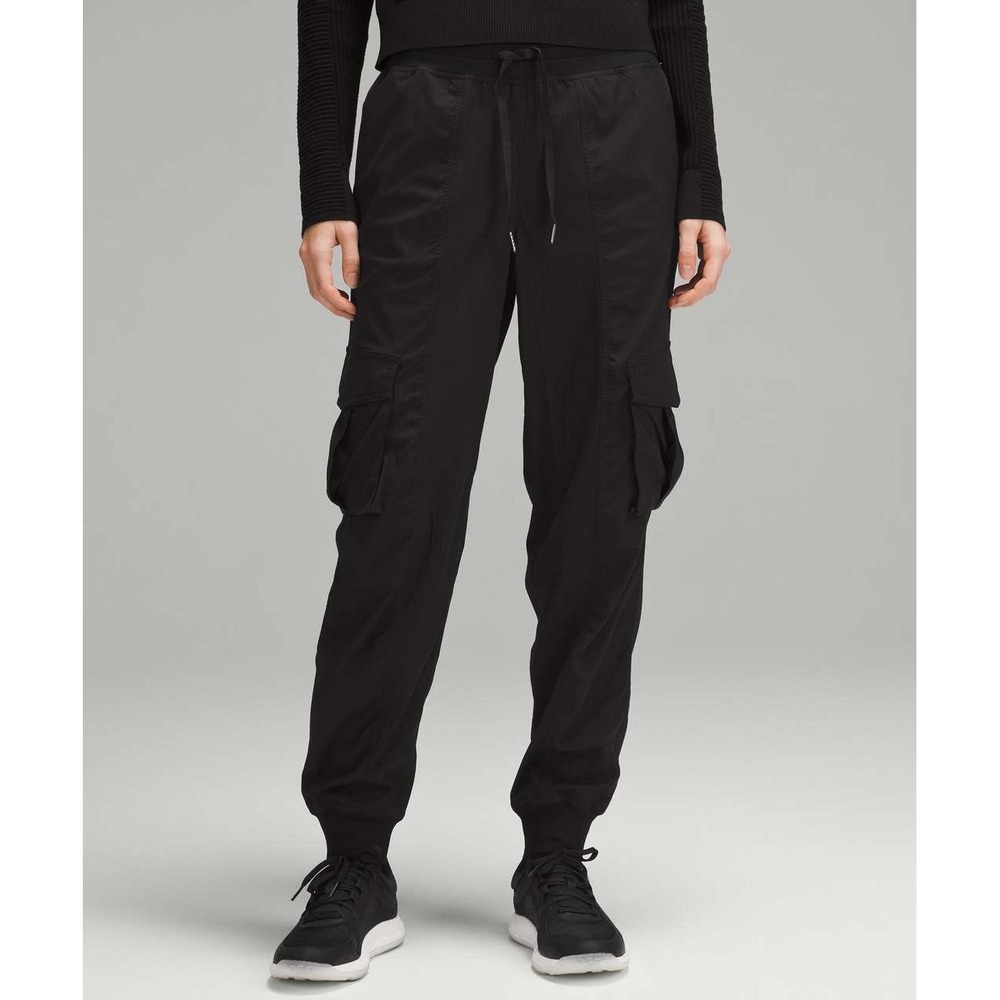 Lululemon Dance Studio Relaxed-Fit Mid Rise Cargo Jogger Black Size Large W5GICS